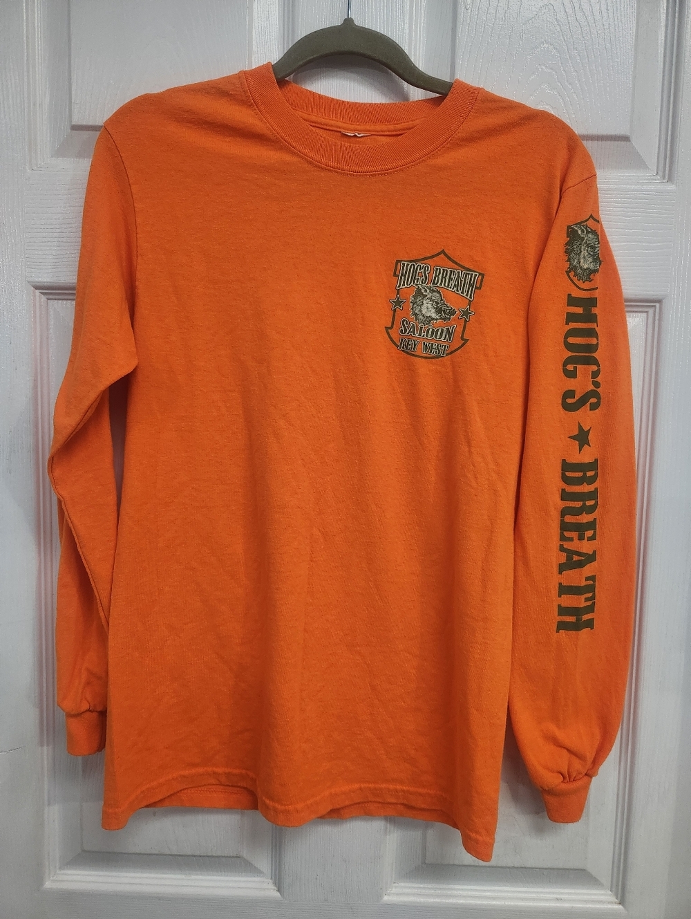 Hog's Breath Saloon Key West Orange Long Sleeve Youth Tee
